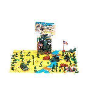 2 Inch Army Men Soldier Battle Set with Flag