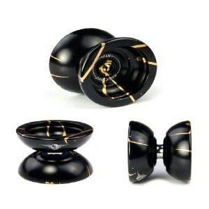 ACS Black+Gold Super Magic YoYo N11 Aluminum Metal...