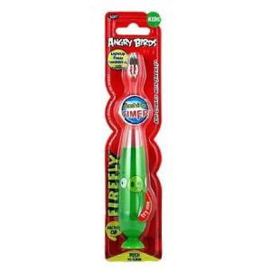 Angry Bird (アングリーバード) Firefly Light-Up Toothbrush [Green Pig] フィギュア おもちゃ 人形｜worldfigure