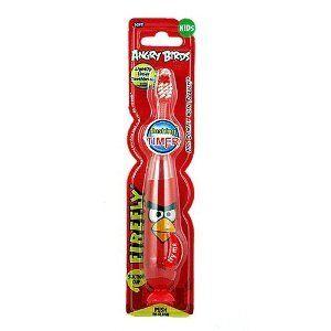 Angry Bird (アングリーバード) Kids 1-Minute Light-Up Timer Soft Bristle Toothbrush (Red Bird) フィ｜worldfigure