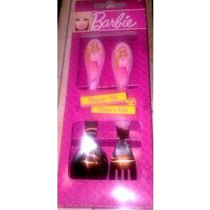 Barbie(バービー) PINK FLATWARE SET SPOON AND FORK SO C...