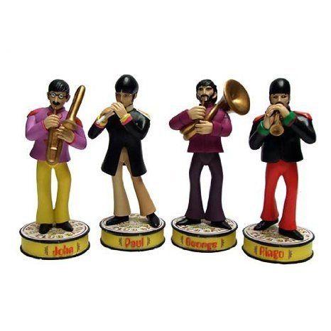 Beatles Yellow Submarine Sgt. Pepper Bobble Statue...