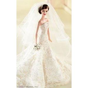 Carolina Herrera - Barbie(バービー) Collector - Designer Brunette Bride - Platinum Label ドール 人