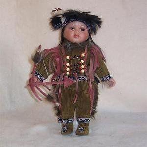 golden keepsake indian doll