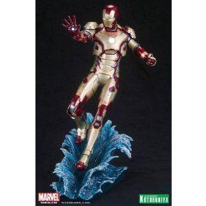 Kotobukiya Iron Man (アイアンマン) 3 Mark 42 ArtFX + Sta...