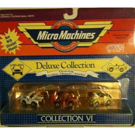 Micro Machines Deluxe コレクション VI ミニカー ミニチュア プレイセット自...