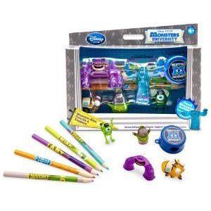 Monsters University (モンスターズユニバーシティ) Pencils and Pencil Toppers Set｜worldfigure