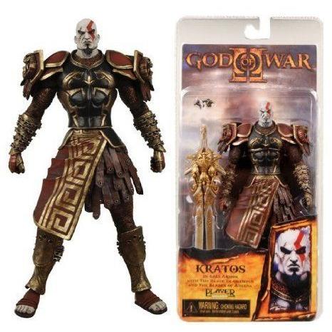 Neca God of War 2 Ii Kratos in Ares Armor W Blades...