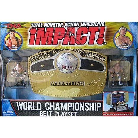 NWA TNA WORLD HEAVYWEIGHT CHAMPIONSHIP KID SIZE TO...