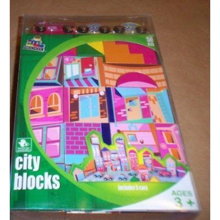 Preschool - City Blocks - 50 Pcs ブロック おもちゃ