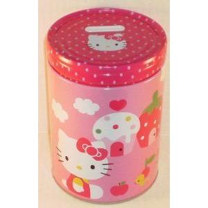 Round Tin Bank - Hello Kitty(ハローキティ) - Red Star &amp; ...