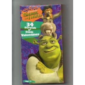 Shrek シュレック the Third: 34 Scratch n' Stink Valentines (7 Swamp-tastic, Scratch n' Stink Desig｜worldfigure
