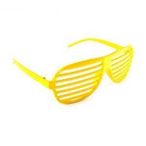 Shutter Shades / Novelty Fun Shades Neon Yellow フィギュア おもちゃ 人形