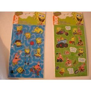 Spongebob Squarepants 2 Sheet Stickers ~ 2 Assorte...