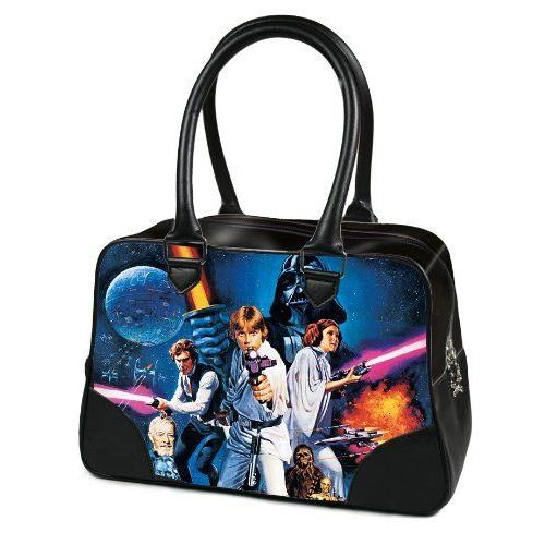 Star Wars Poster Women&apos;s Handbag Black フィギュア おもちゃ ...