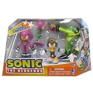 Team Chaotix (Vector, Espio, Charmy Bee + Accessories): Sonic The