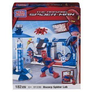 The amazing Spider-man Oscorp Spider Lab ブロック おもちゃ