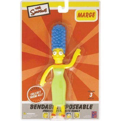 The Simpsons (シンプソンズ) : Marge Simpson 6 インチ Bendab...