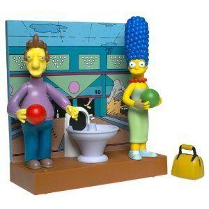The Simpsons (シンプソンズ) Fast Lane Bowling Alley Playset with Marge and Jacques