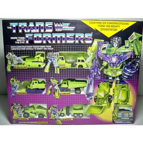 TRANSFORMERS G1 REISSUE DEVASTATOR CONSTRUCTICONS ...