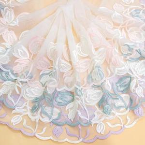 チュール チュールリボン リボン 幅広 手芸用 レース生地