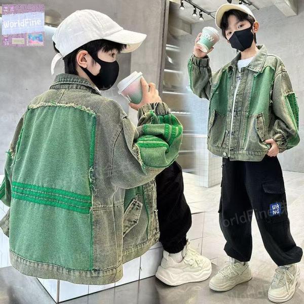 ジャケット デニムジャケット Gジャン ジージャン キッズジャケット デニム トップス 男の子 子供...
