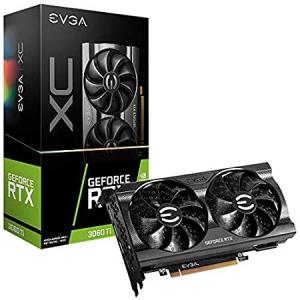 EVGA GeForce RTX 3060 Ti XC ゲーム 08G-P5-3663-KL 8GB GDDR6 メタルバックプレート LHR