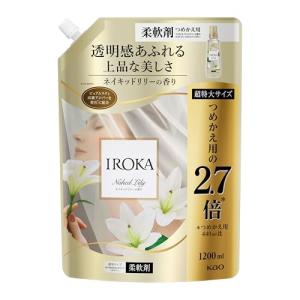 IROKA フレアフレグランス 液体 柔軟剤 香水のように上質で透明感あふれる香り ネイキッドリリーの香り 1200ml 大容量