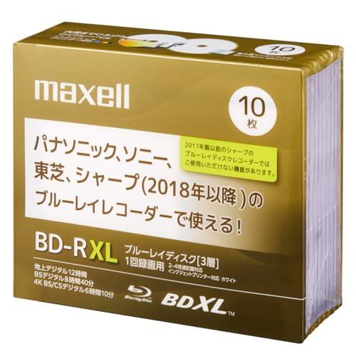 マクセル(maxell) ブルーレイディスク 録画用BD-R XL 10枚入 1回録画 100GB/...