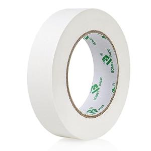 BOMEI PACK ホワイト ガファーテープ 24mm x 25m 1パック マット トゥバンクロス 自己粘着ガファーテープ ケーブル写真