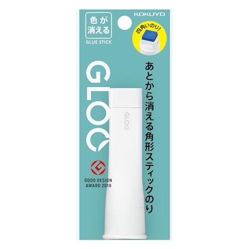 コクヨ スティックのり GLOO 色が消える Sサイズ タ-G311-1P 白 本体サイズ:H88x...