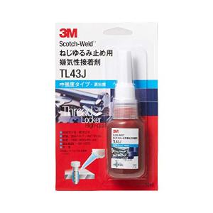 3M スコッチ・ウェルド ねじ緩み止め用 嫌気性接着剤 TL43J 10ml 中強度/高粘度