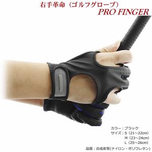 右手革命 ゴルフグローブ PRO FINGER...の詳細画像1
