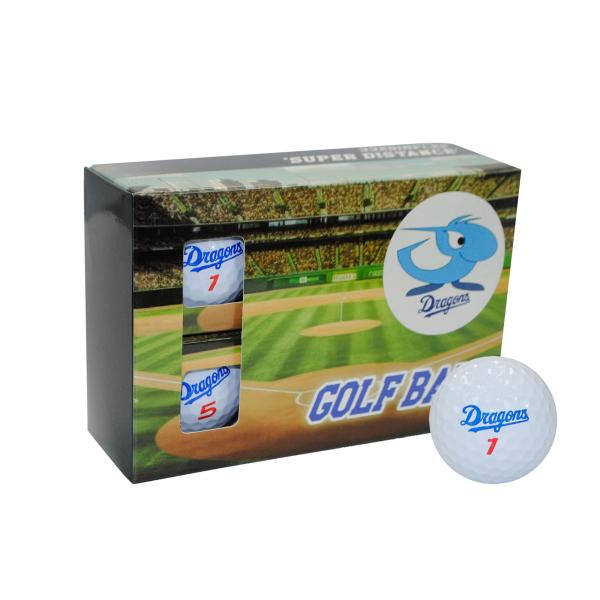 プロ野球！NPB！中日ドラゴンズ ゴルフボール 6個入り CDBA-4772 【IR】