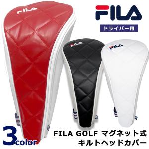 FILA GOLF 人気 マグネット式キルトヘッドカバー ドライバー用 FL-MKHD-Z