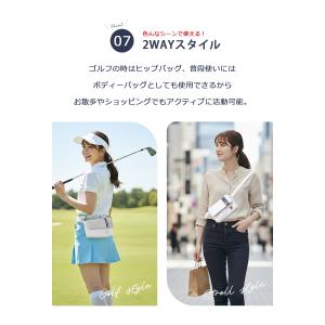 FILA GOLF レディース ヒップバッグ ...の詳細画像2