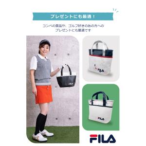 FILA GOLF ジグソー柄 ミニトートバッ...の詳細画像2