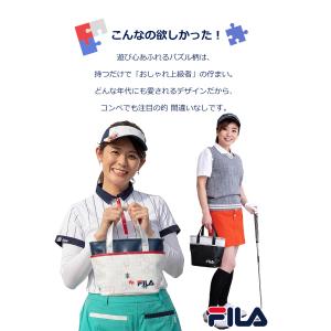 FILA GOLF ジグソー柄 ミニトートバッ...の詳細画像4