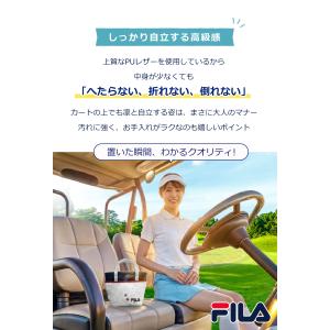 FILA GOLF ジグソー柄 ミニトートバッ...の詳細画像5