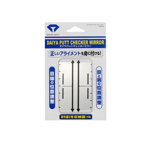 ダイヤゴルフ パット チェッカー ミラー TR-5022 【IR】