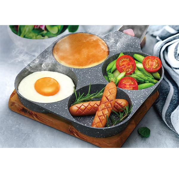 アクセル ガス火・IH対応 クワトロパン 朝食やお弁当、これ１つで4品同時に！ 【フライパン ih対...