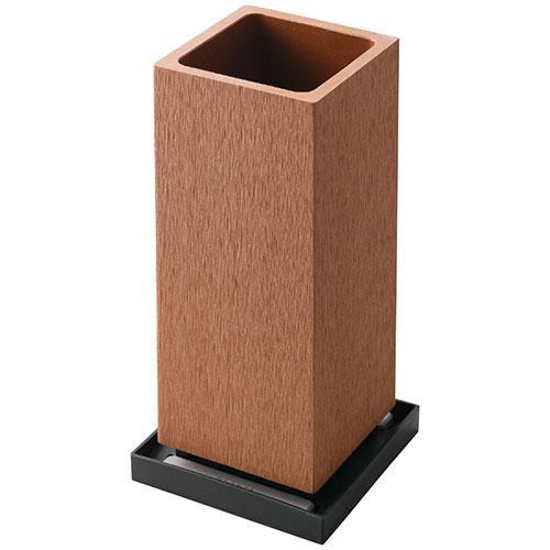 アネスティ karari アンブレラスタンド4本用ロング ブラウン／グレー 傘立て