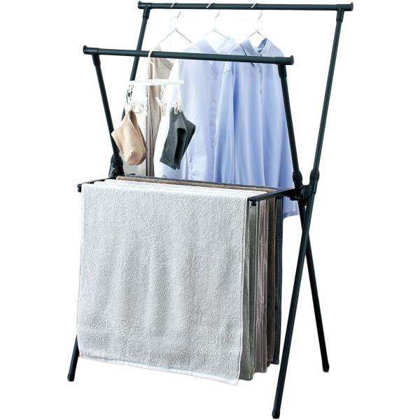 天馬　Ｔｅｎｍａ　ポーリッシュ　室内物干し　マットブラック　室内物干しX型 ＰＳＢＫ−０４ ※パッケ...