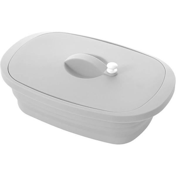 イシガキ デリッシュライフ 折りたためる シリコンCOOK 電子レンジで簡単 時短 調理器 蒸し料理...