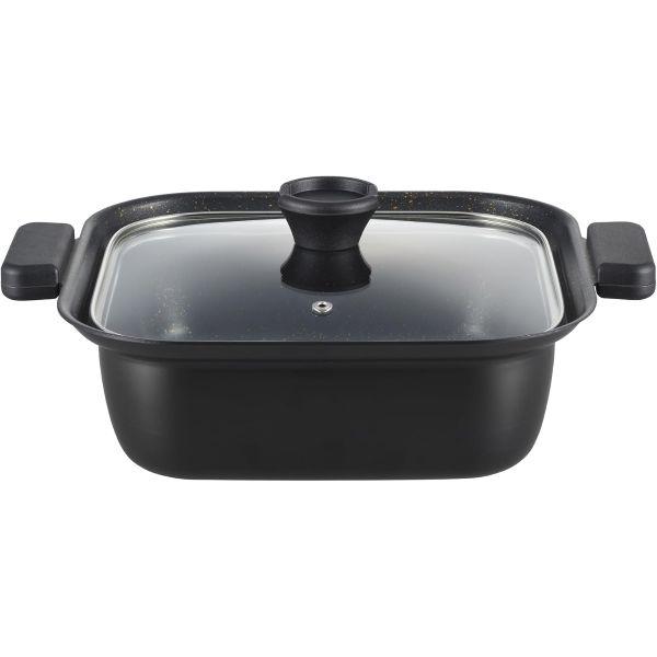 【アウトレット】囲 KAKOMI IH対応 角型卓上鍋 24cm KK-24W　 ※外箱破れ・つぶれ...