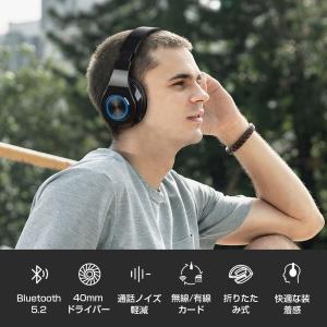 ワイヤレスヘッドホン ヘッドホン Blueto...の詳細画像1