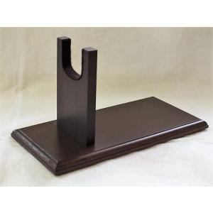 手作り■木製 ガンスタンド 大型用（スライド部分 約37mmまで）GUNスタンド　デザートイーグル等