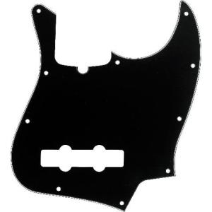 フェンダー ピックガード USA 純正パーツ Fender Pickguard Standard Jazz Bass 10 Holes Black Ply 9913｜worldmusic