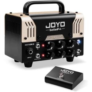 JOYO Meteor II (Jim Root) BanTアンプ XL シリーズ Mini アンプ ヘッド 20 W プリアンプ 2 Channel Hybrid チューブ ギターアンプ with Bluetooth for エレ｜worldmusic