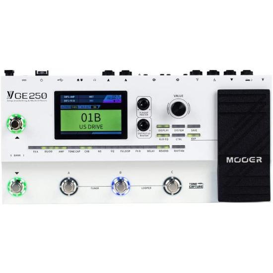 MOOER GE250 ギター アンプ モデリング and Multi エフェクトペダル ギター プ...